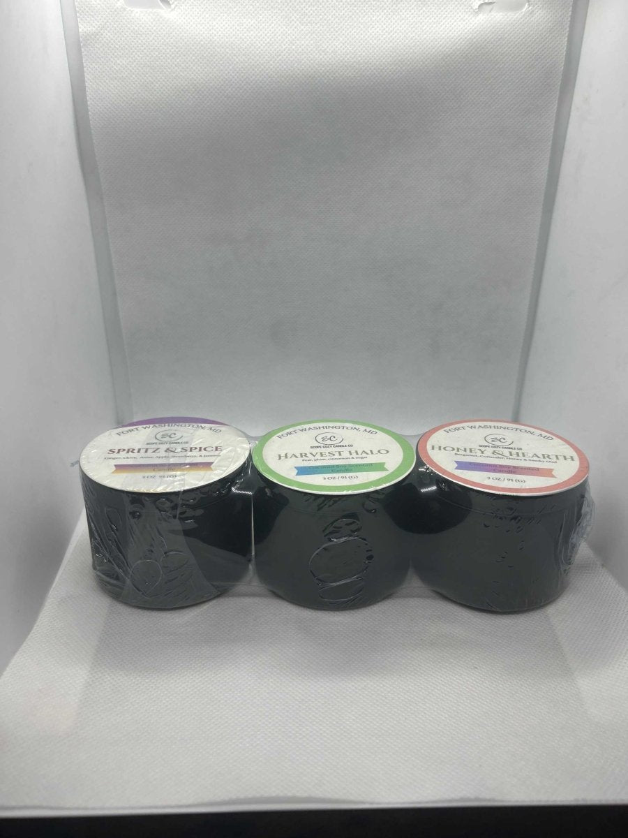 Autumn 3oz Candle Series - Scope Cozy Candle & Co