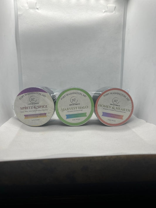 Autumn 3oz Candle Series - Scope Cozy Candle & Co