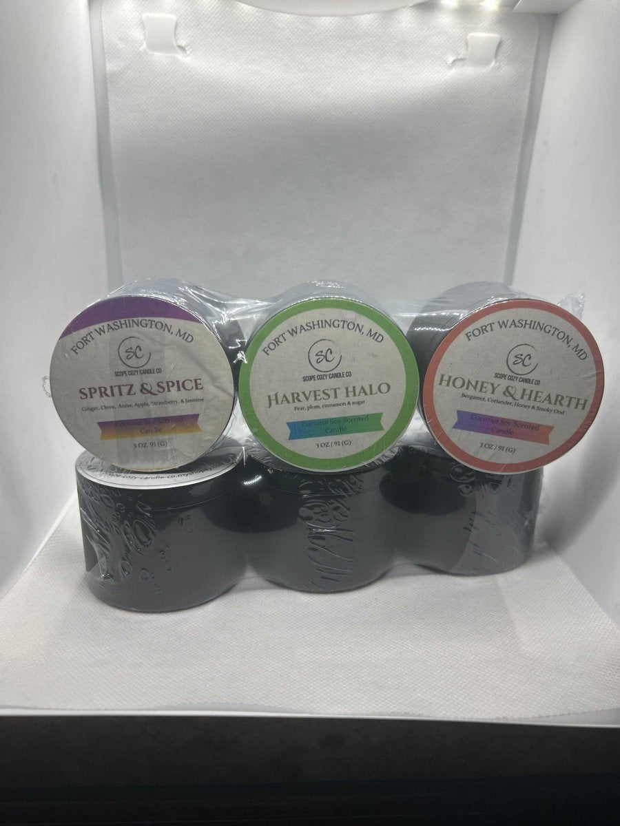 Autumn 3oz Candle Series - Scope Cozy Candle & Co