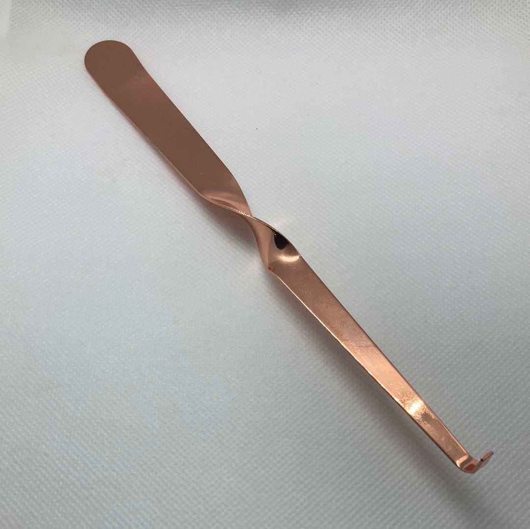 Rose gold smokeless wick dipper candle extinguishing tool for smokeless flame dousing