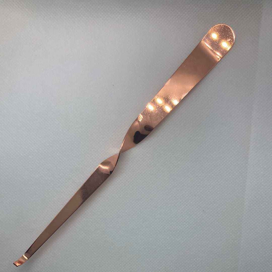 Rose gold smokeless wick dipper for extinguishing candles without smoke