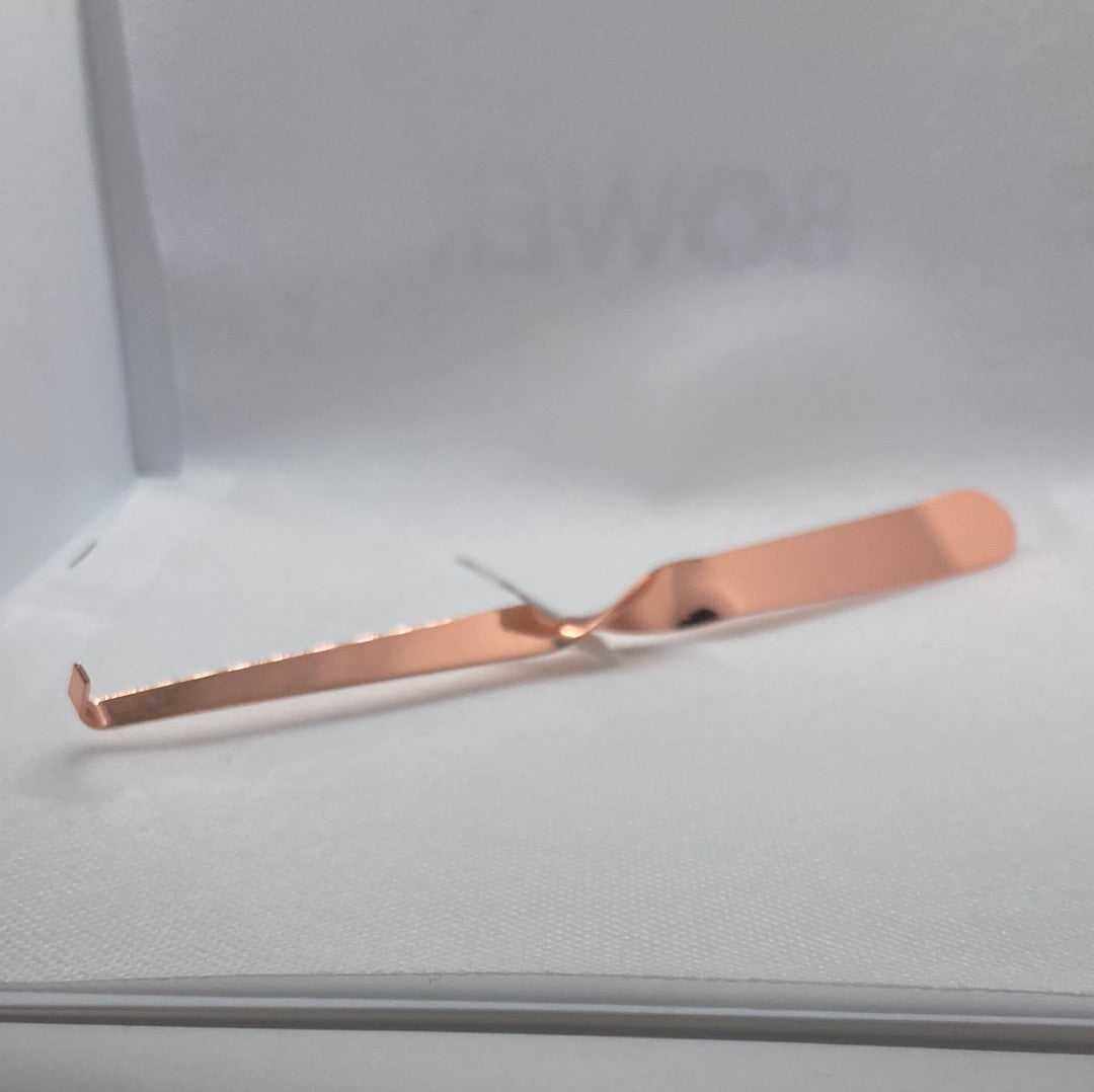 Rose gold smokeless wick dipper for extinguishing candles without smoke