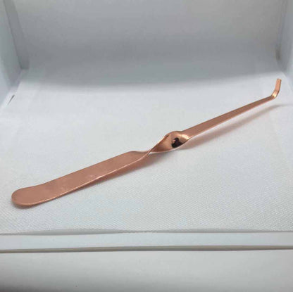 Rose gold smokeless wick dipper tool for extinguishing candles without smoke